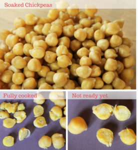 Cook dry chickpeas from scratch