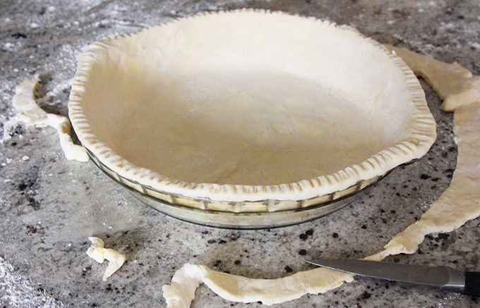 Tartine flaky tart pastry pressed into a pie dish