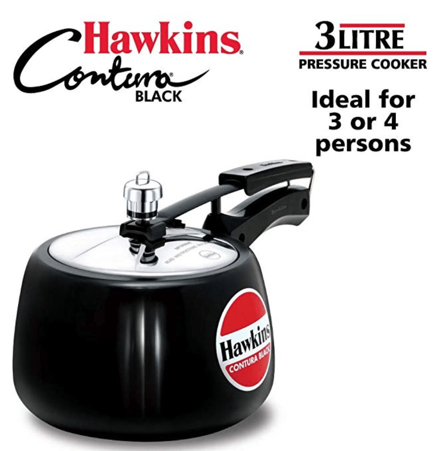Hawkins Contura black pressure cooker