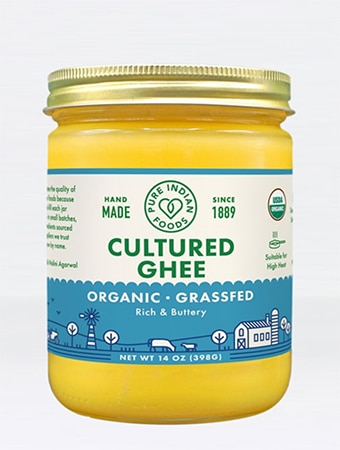 Cultured Ghee; Grassfed & Certified Organic