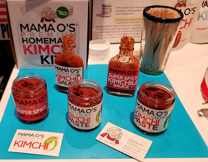 Mama O's Kimchi Paste at the Fancy Food Show 2019