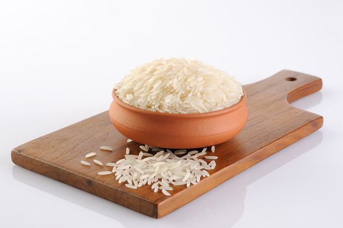 basmati rice grains