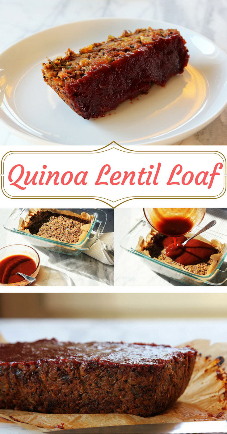 Quinoa Lentil Loaf
