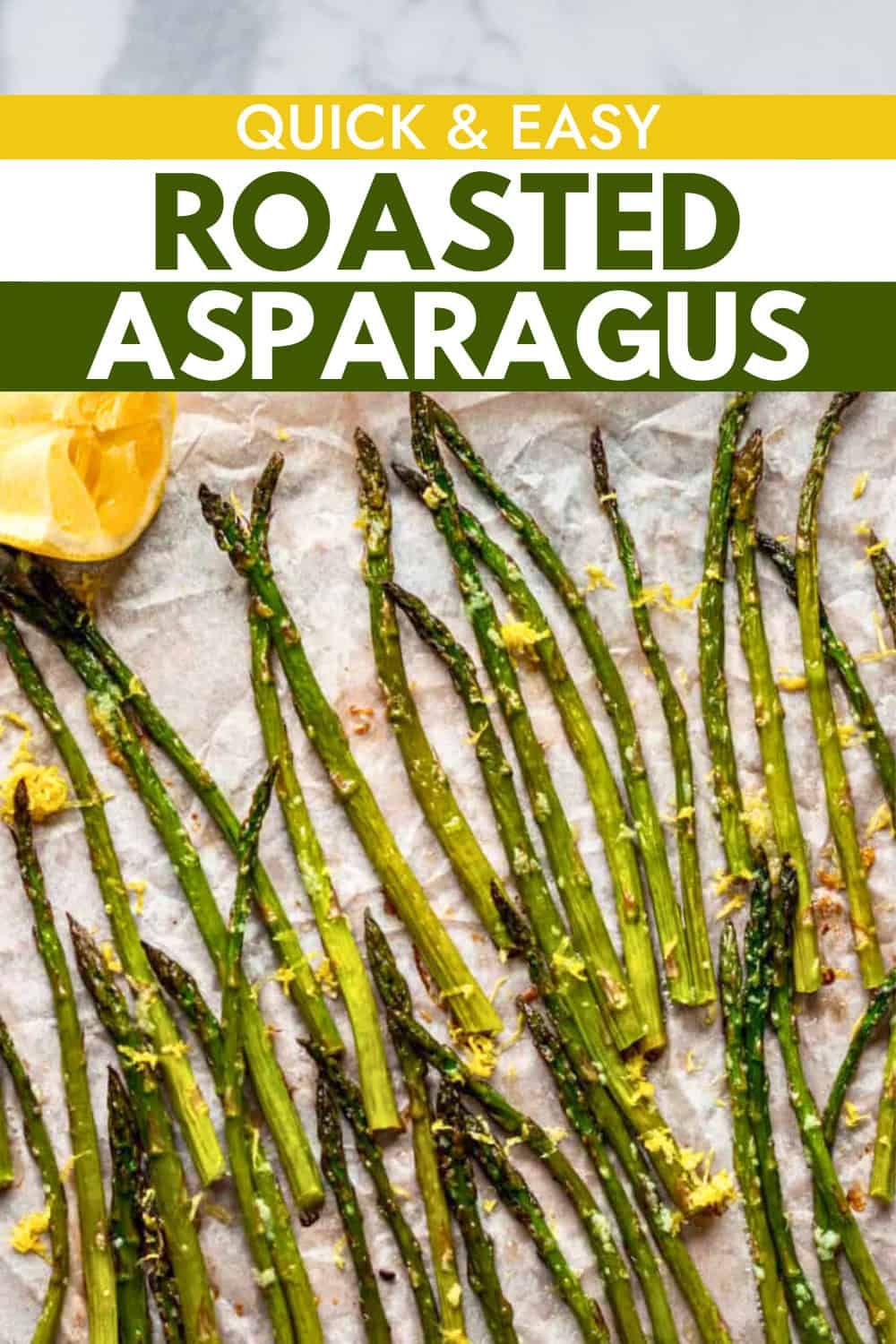Simple Lemon Roasted Asparagus