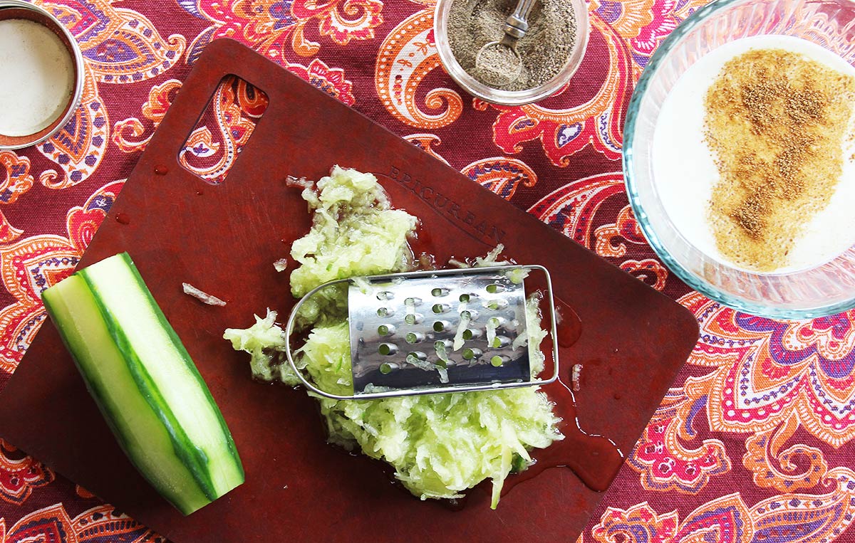 Savory Yogurt for Dinner? Try Cucumber Raita