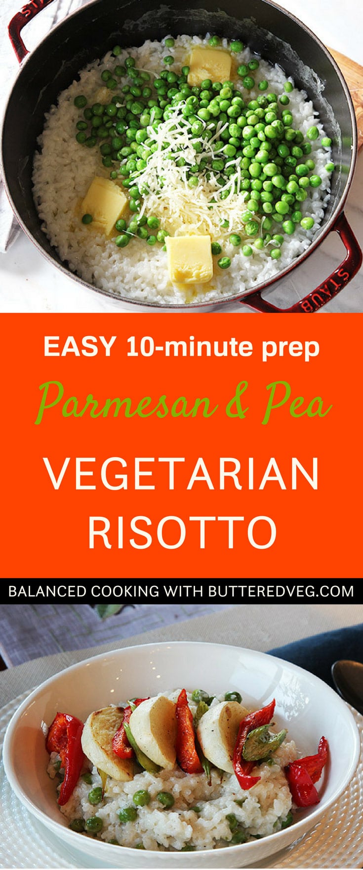 Easy Vegetarian Risotto With Parmesan And Peas