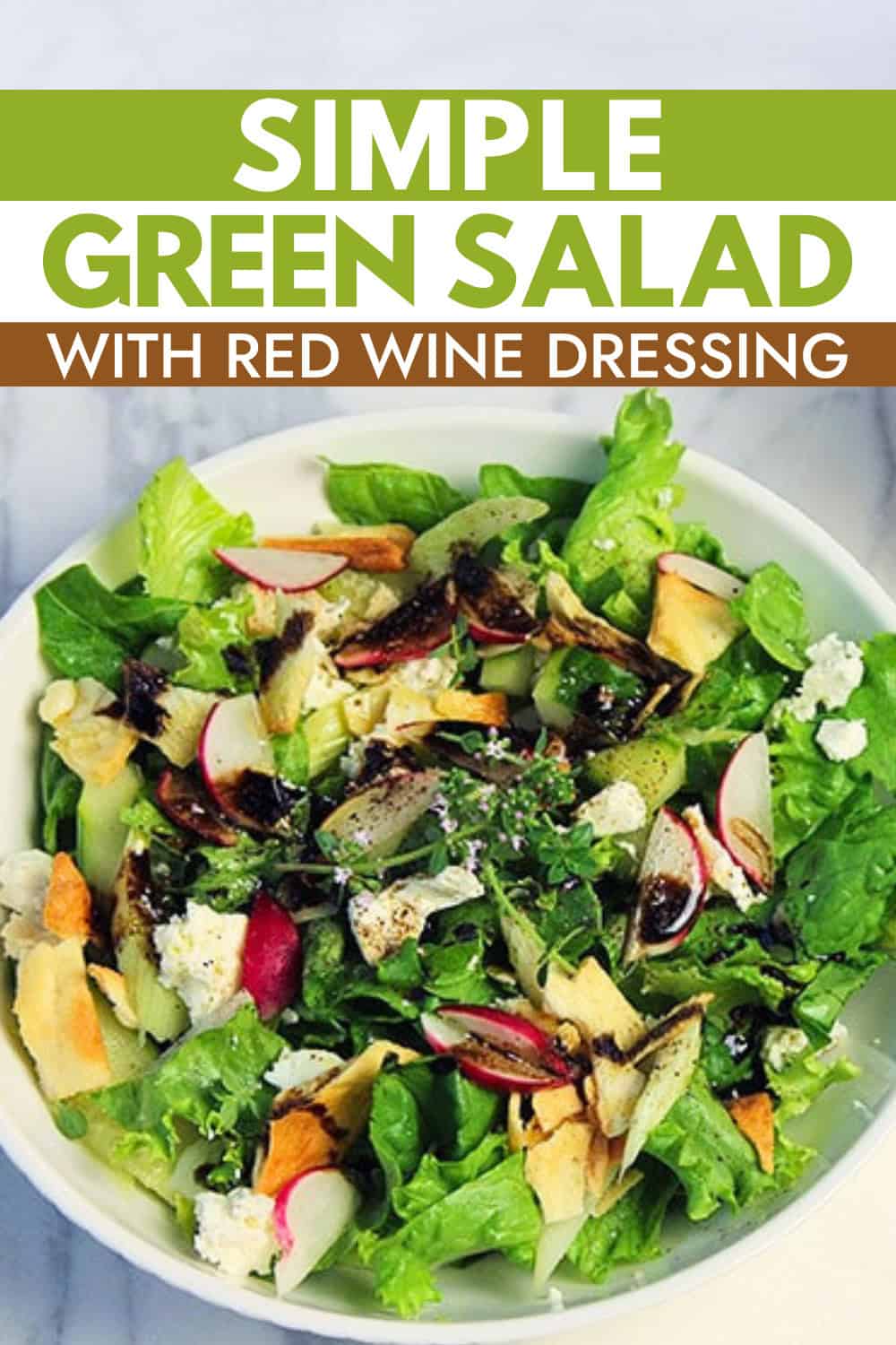 Simple Balanced Green Salad