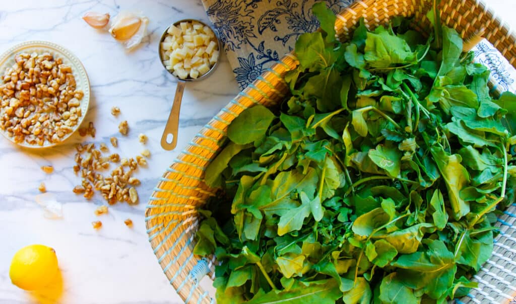 arugula pesto ingredients