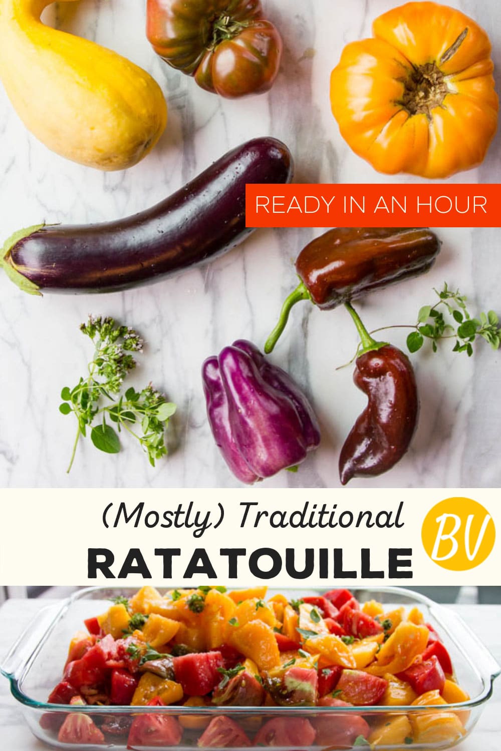 Mostly Traditional Ratatouille, Ready In An Hour