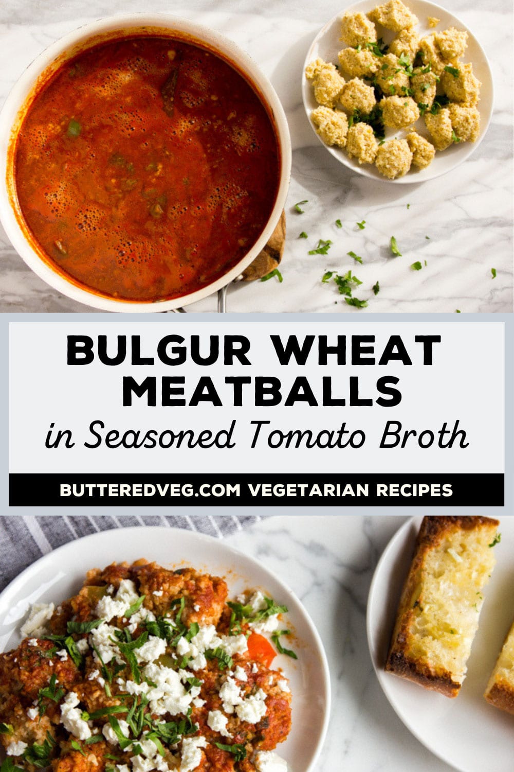 Bulgur ‘Meatballs’ In Seasoned Tomato Broth (Kibbeh Hali)