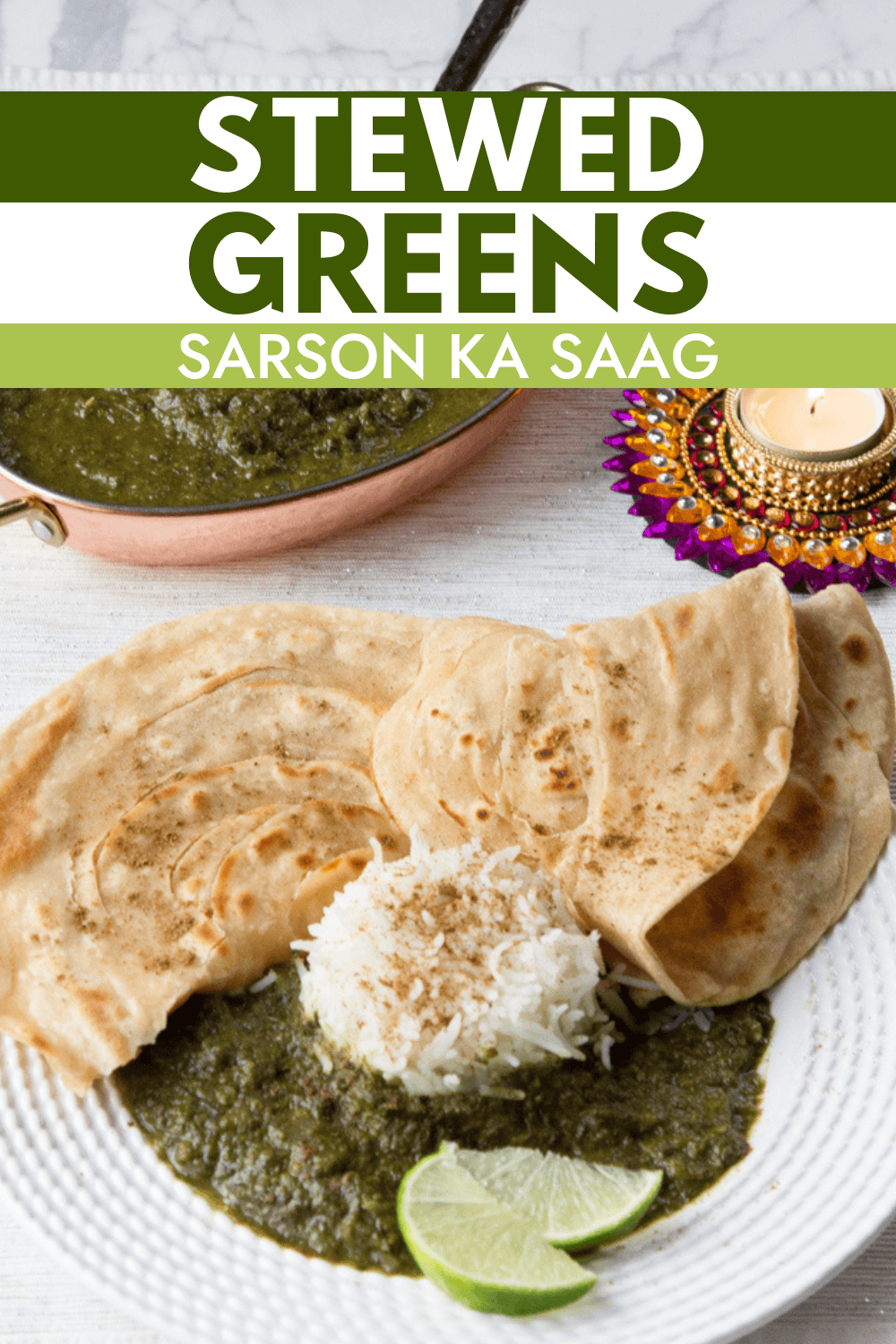 Sarson Ka Saag (Indian Stewed Greens)