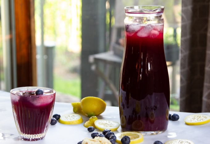 Blueberry Lemon Summer Drink