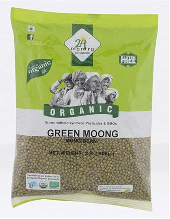 Certified organic mung beans
