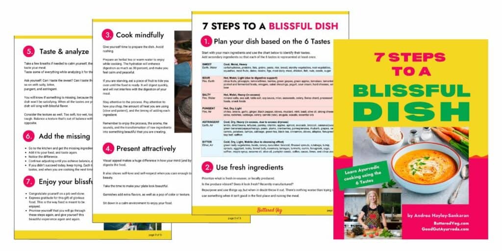 7 steps blissful dish ad