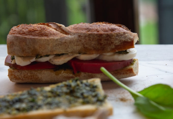 a profile of the caprese sandwich 