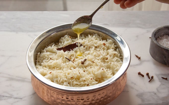 Cumin rice with ghee