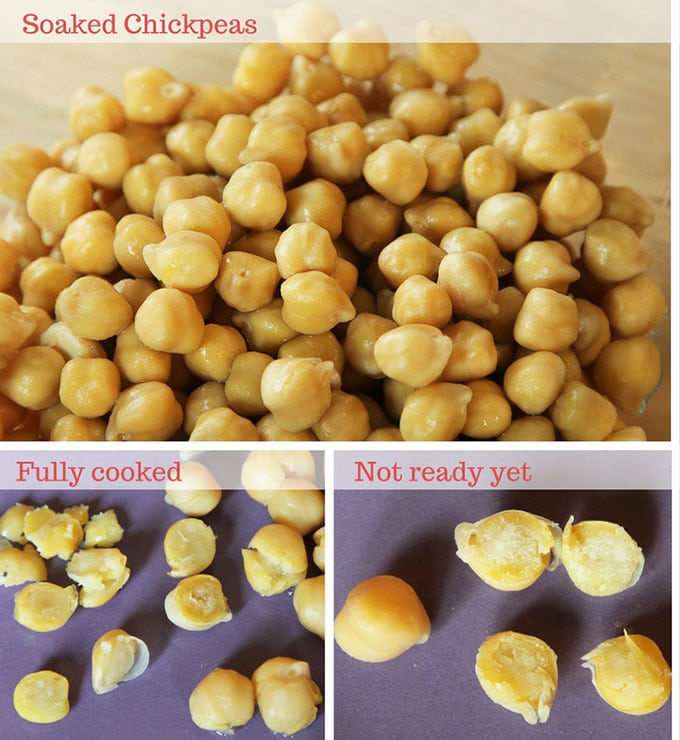 cooked chickpea test