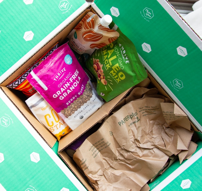Thrive market snacks in a box