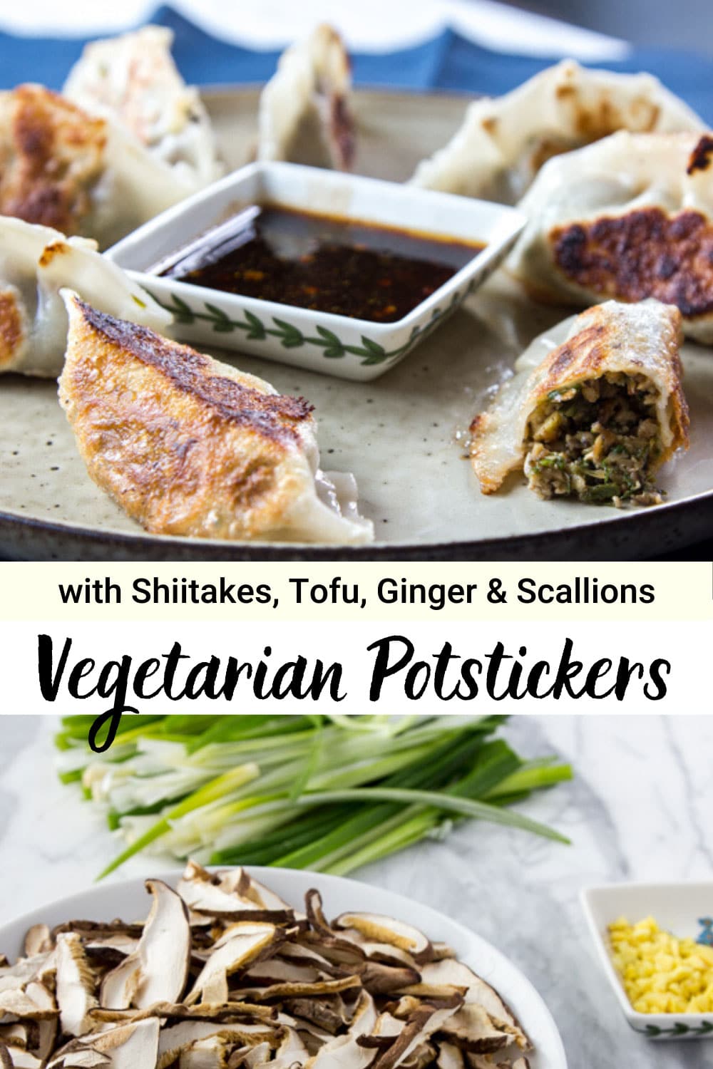 Easy Shiitake Tofu Potsticker Recipe