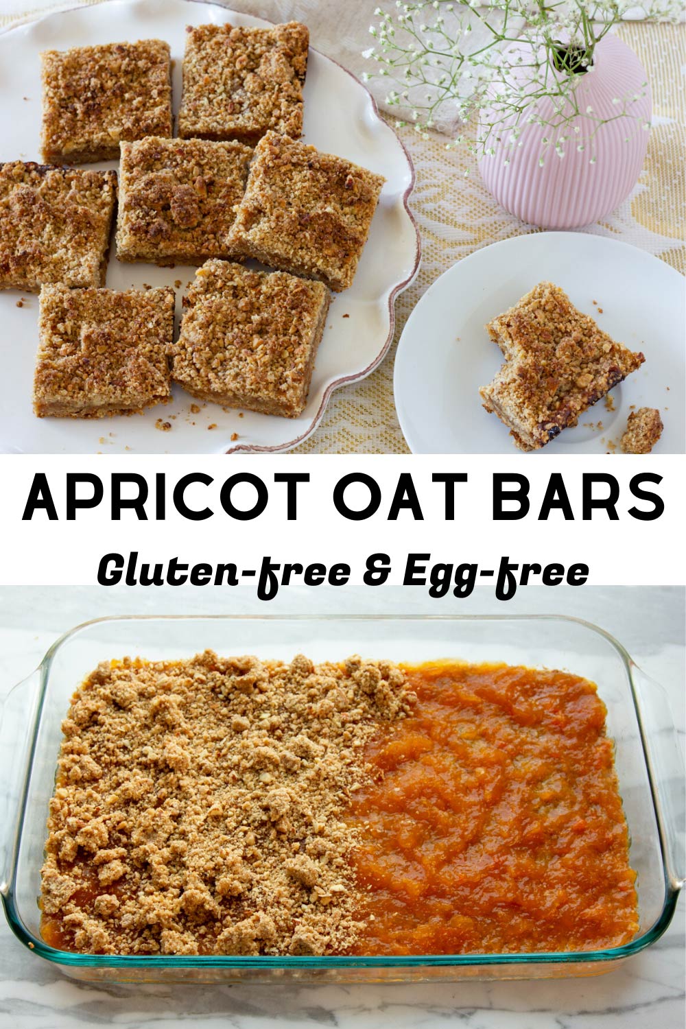 Apricot Oat Bars Recipe (Gluten-Free)