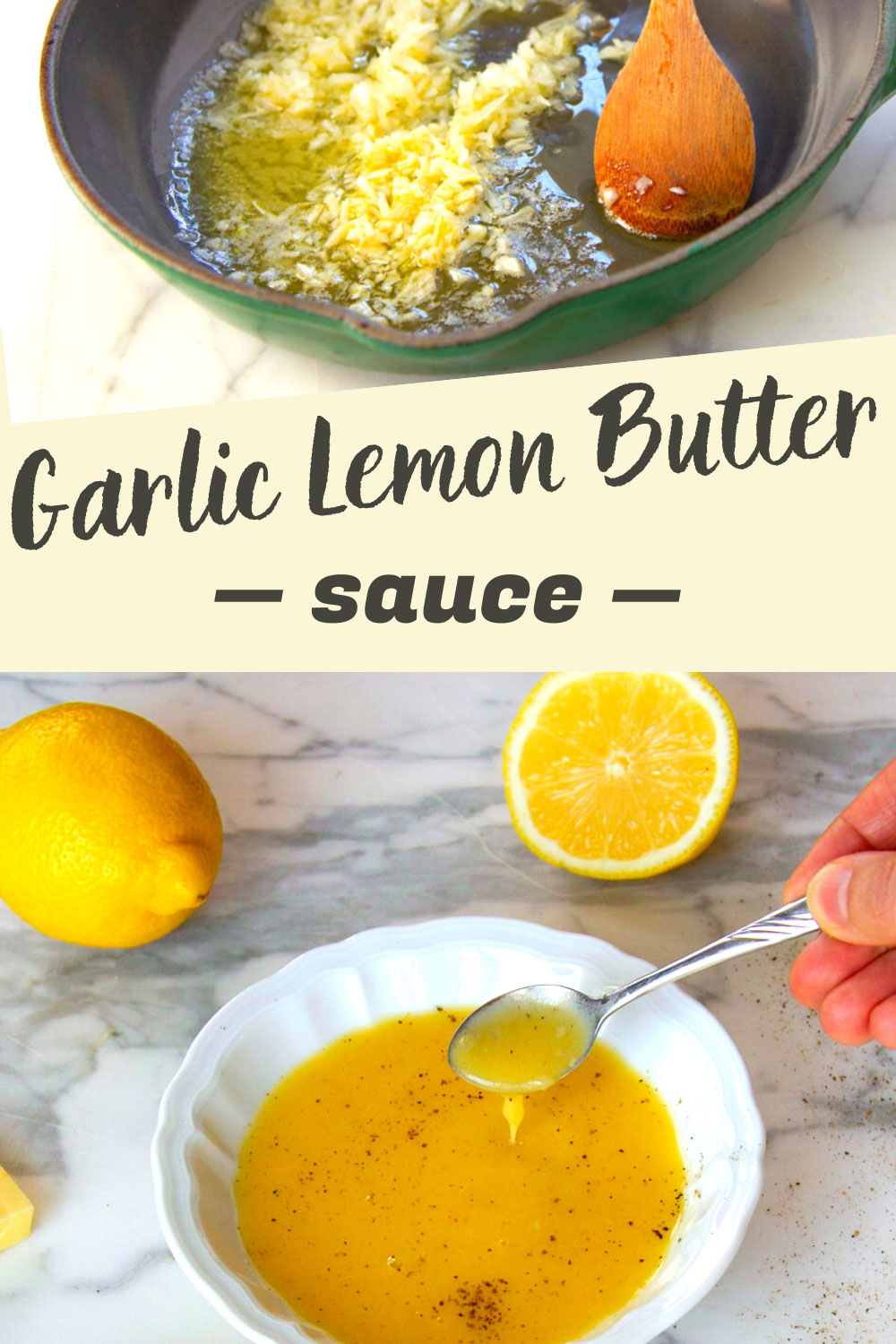 Easy Garlic Lemon Butter Sauce