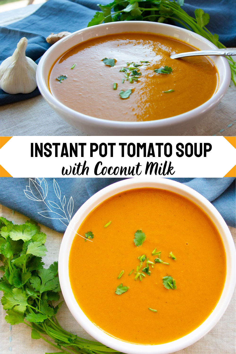Instant Pot Tomato Soup With Coconut Milk