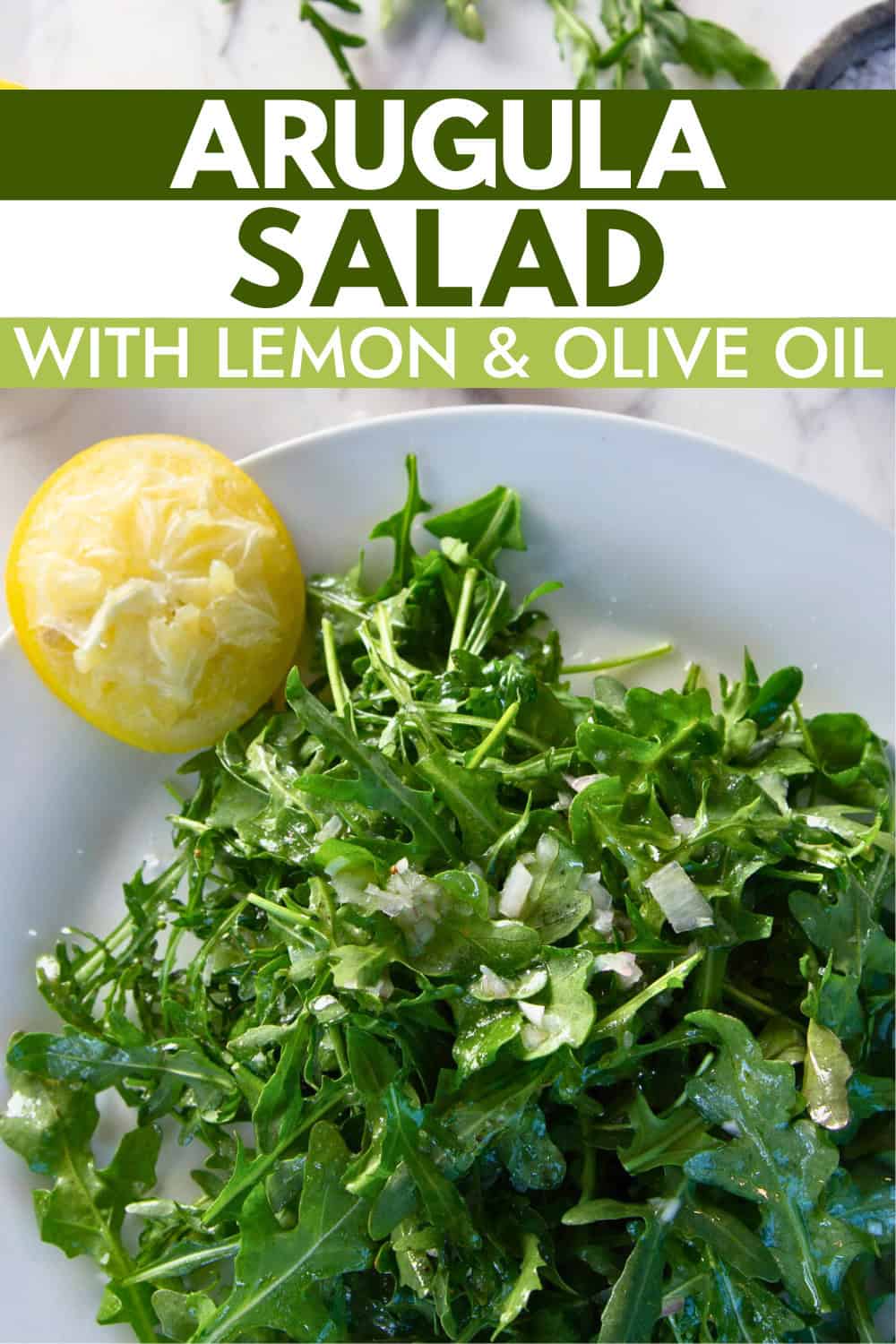 Arugula Salad with Lemon & Olive Oil