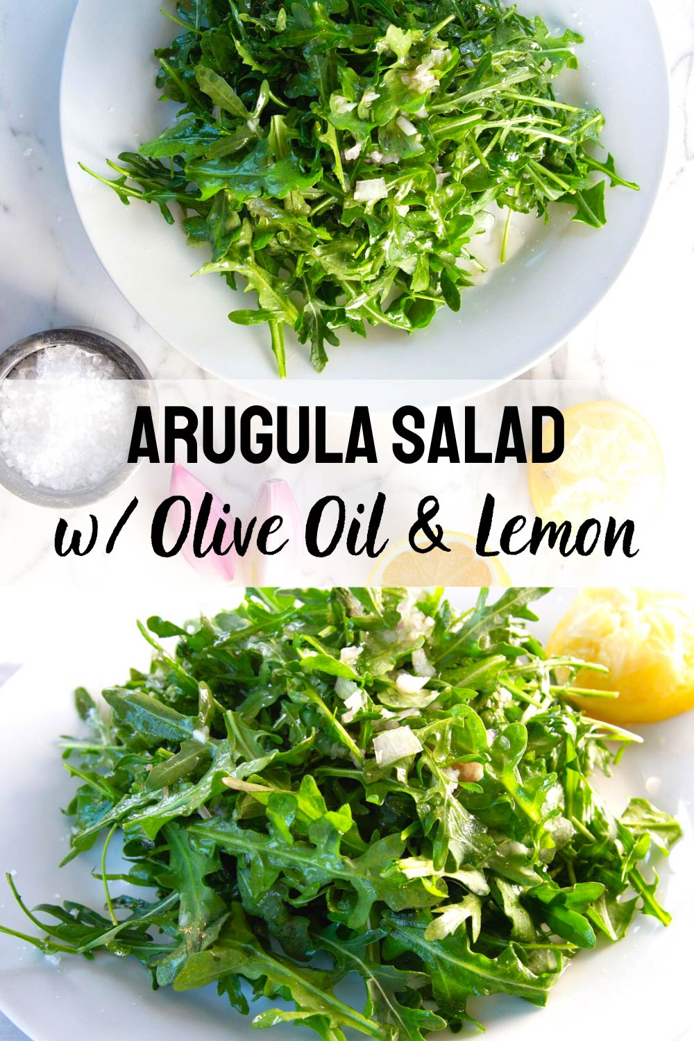 Arugula Salad with Lemon & Olive Oil