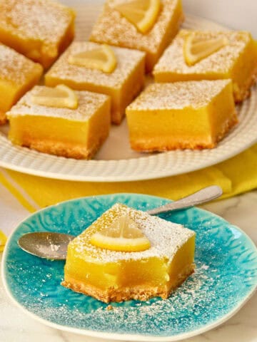 Eggless Lemon Bars