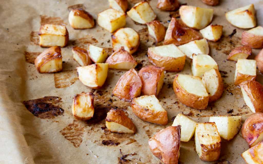 roasted red potatoes with lemon