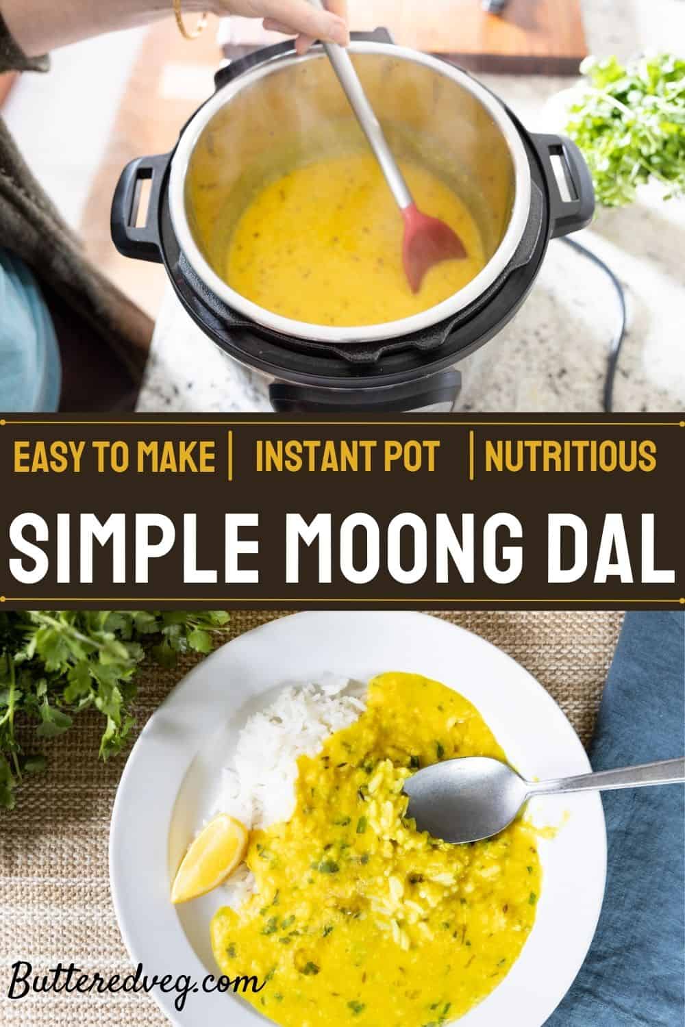 Simple Moong Dal Recipe (Instant Pot)
