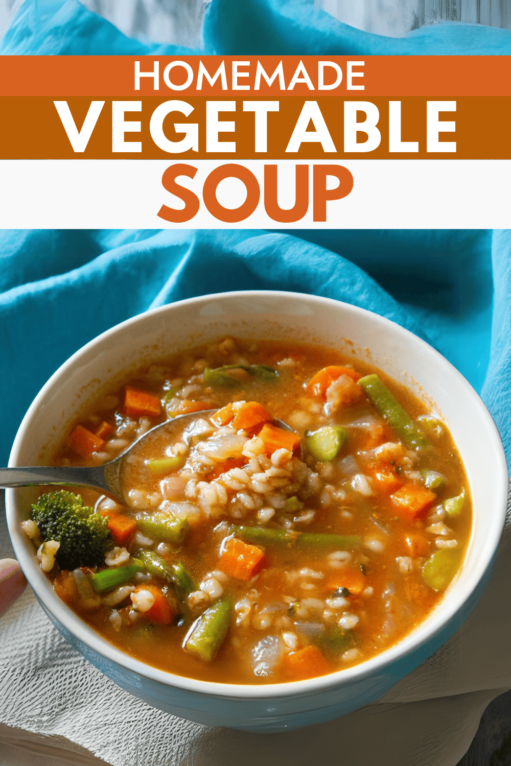 Homemade Vegetable Soup with Canned Soup Flavor