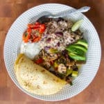 Rice and Beans with added vegetables