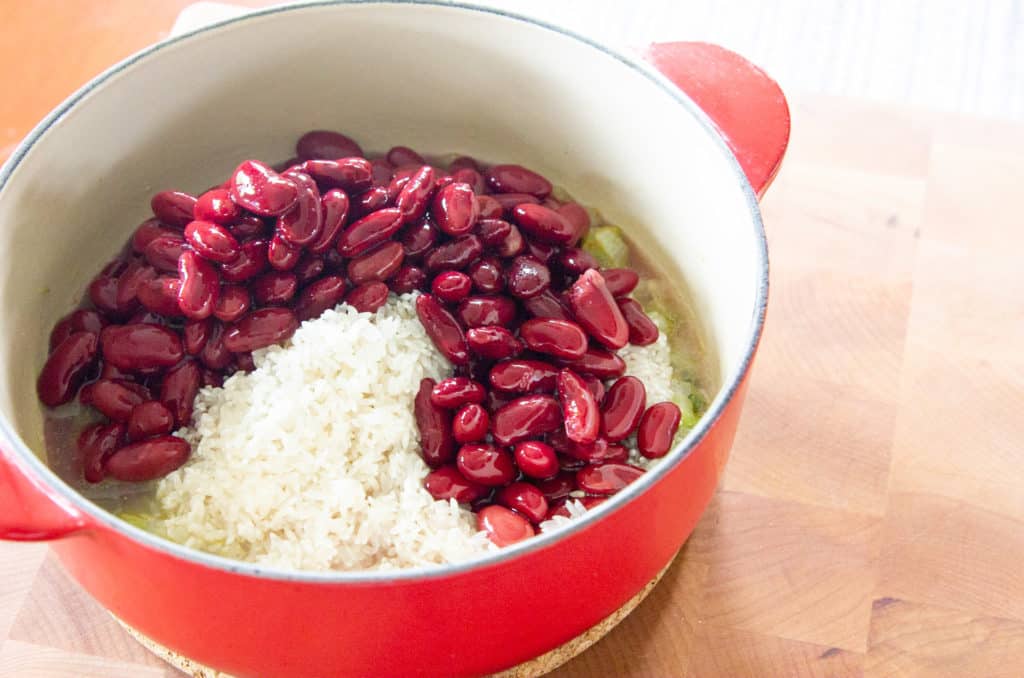 Plain Rice and Beans