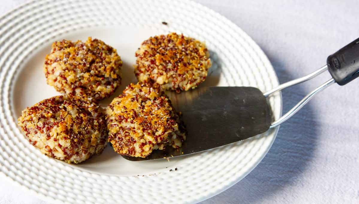 Quinoa Oat Croquettes (Glutenfree) Vegetarian Recipes for Mindful Cooking