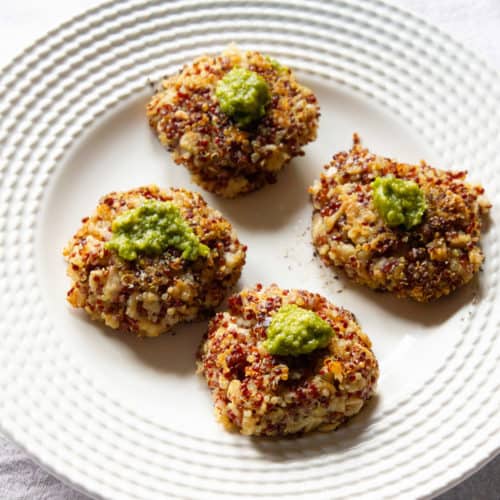 Quinoa Oat Croquettes (Glutenfree) Vegetarian Recipes for Mindful