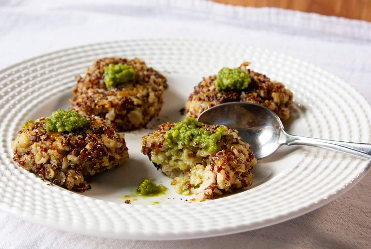 Quinoa Oat Croquettes (Glutenfree) Vegetarian Recipes for Mindful
