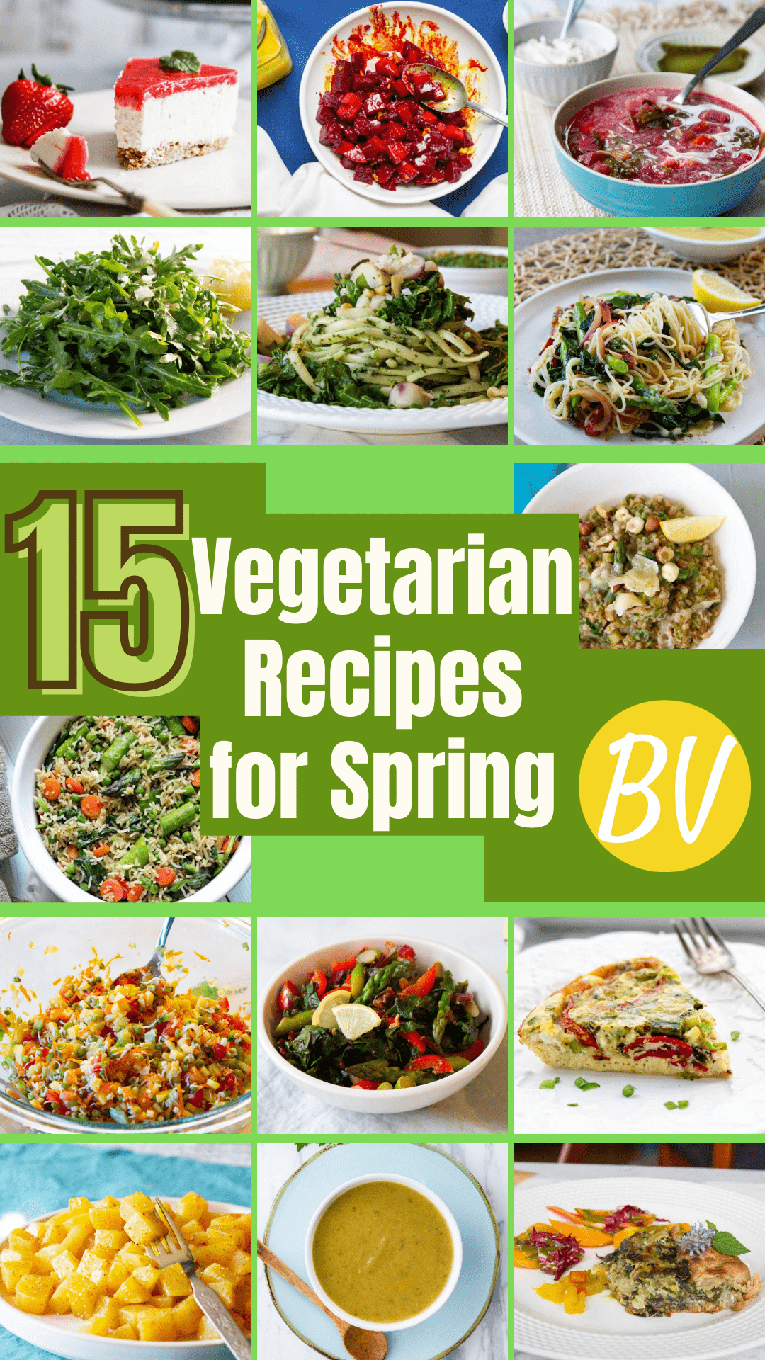 15 Vegetarian Recipes for Spring