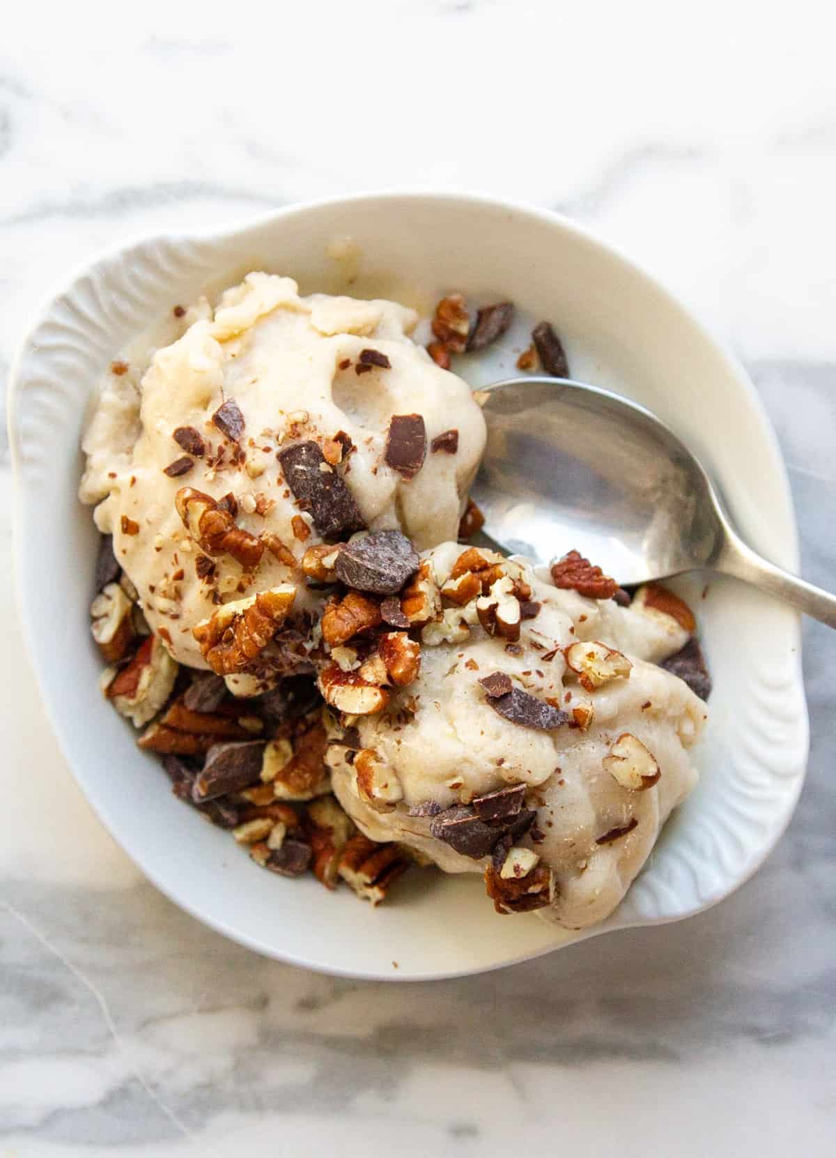 Homemade Banana Ice Cream (Dairyfree) Vegetarian Recipes for Mindful