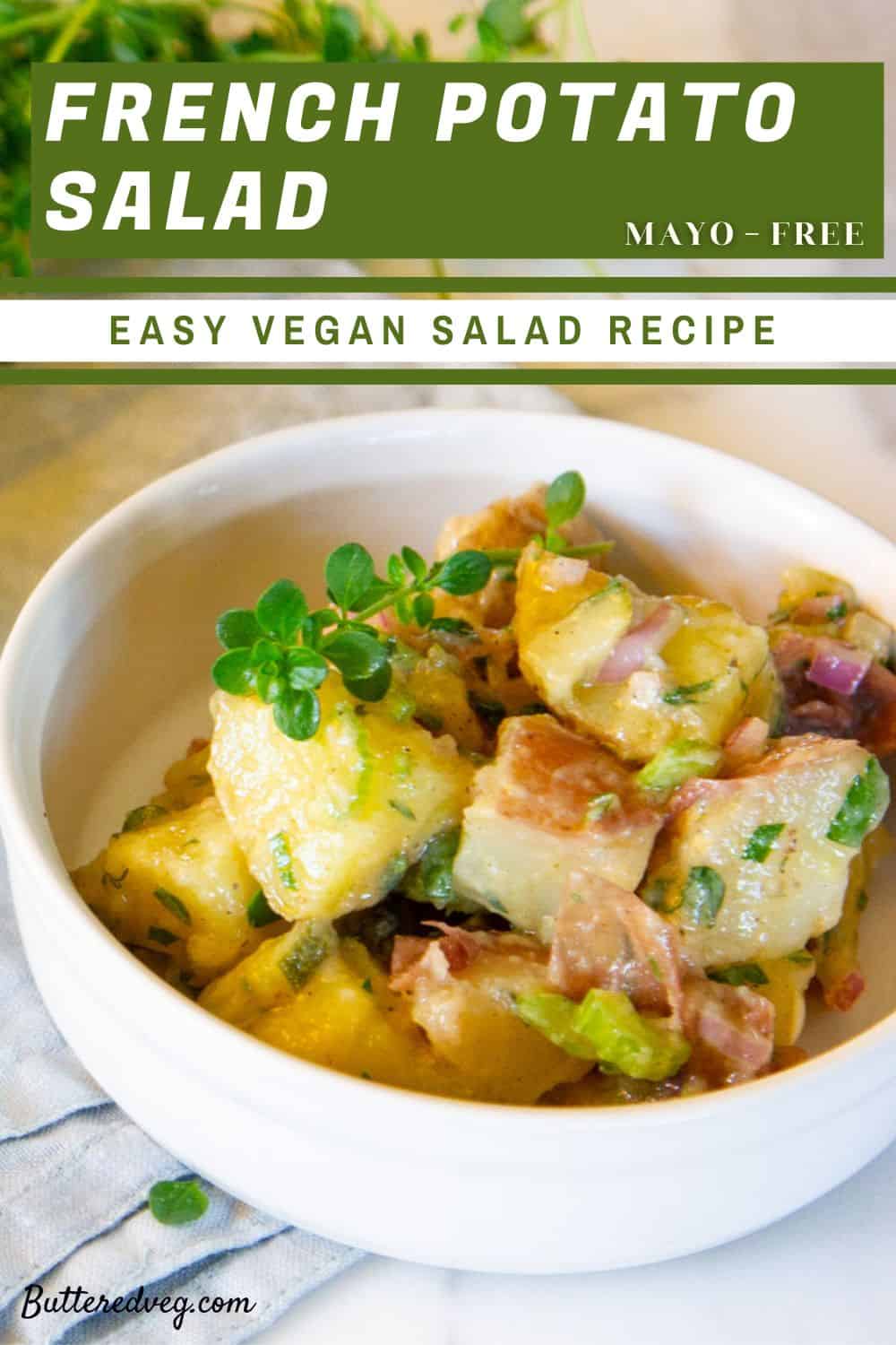Healthy French Potato Salad (Vegan)