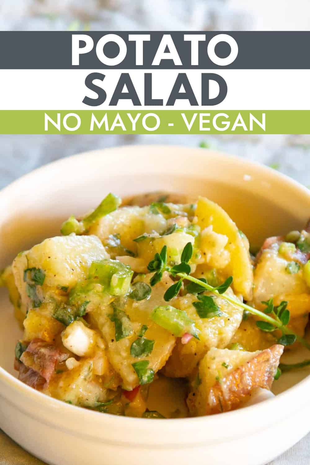 Healthy French Potato Salad (Vegan)