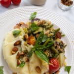 Yukon Gold Mashed Potatoes Loaded w/ Buttered Vegetables