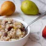 Barley Cereal With Pear
