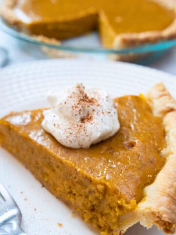 Eggless Pumpkin Pie