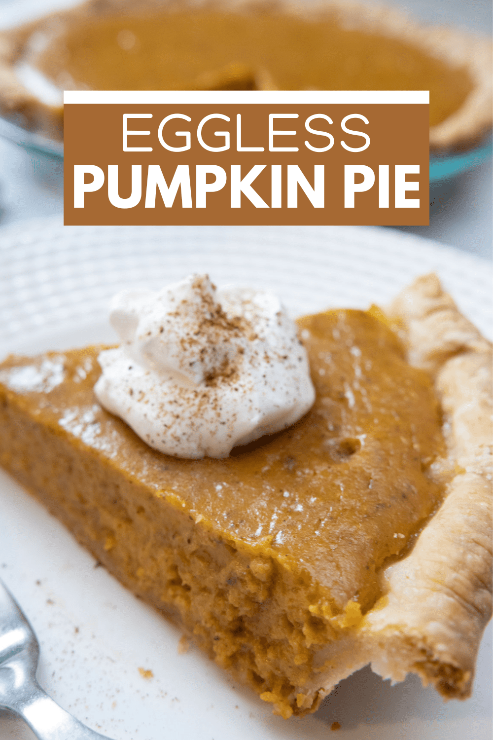 Eggless Pumpkin Pie