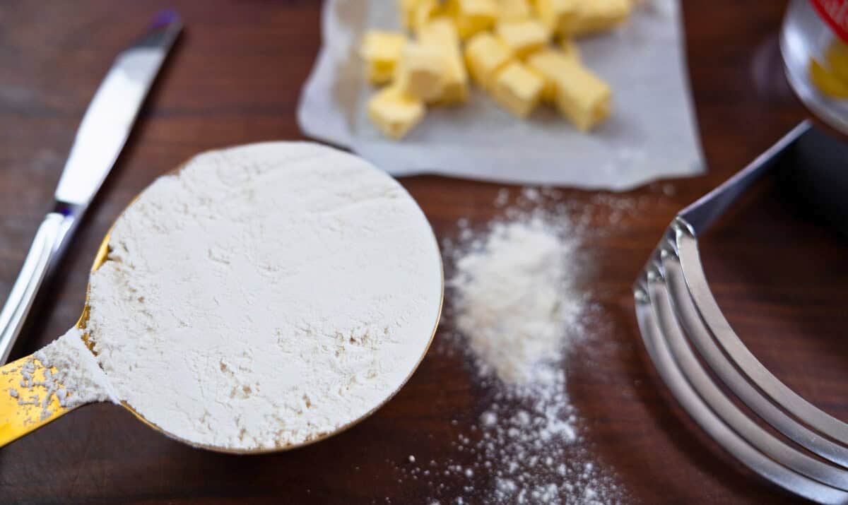 ingredients for homemade crust