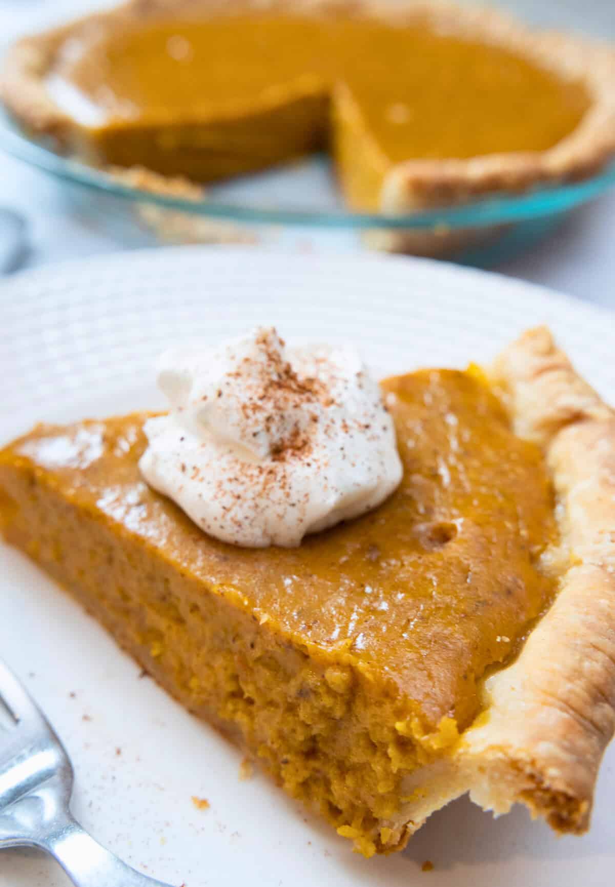 eggless pumpkin pie