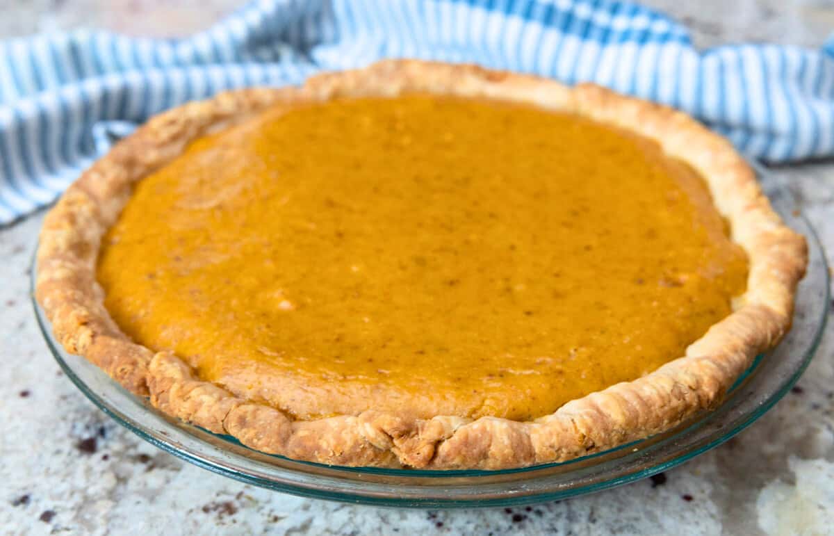 eggless pumpkin pie