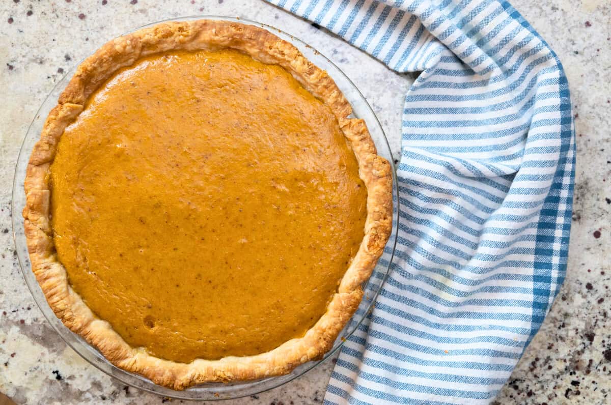 eggless pumpkin pie