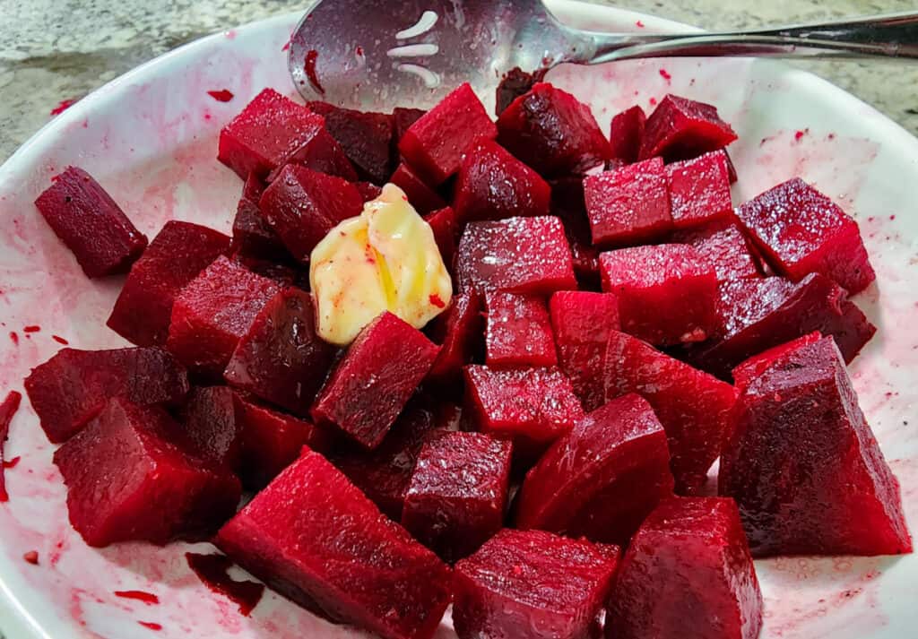 cooked beets in Instant Pot